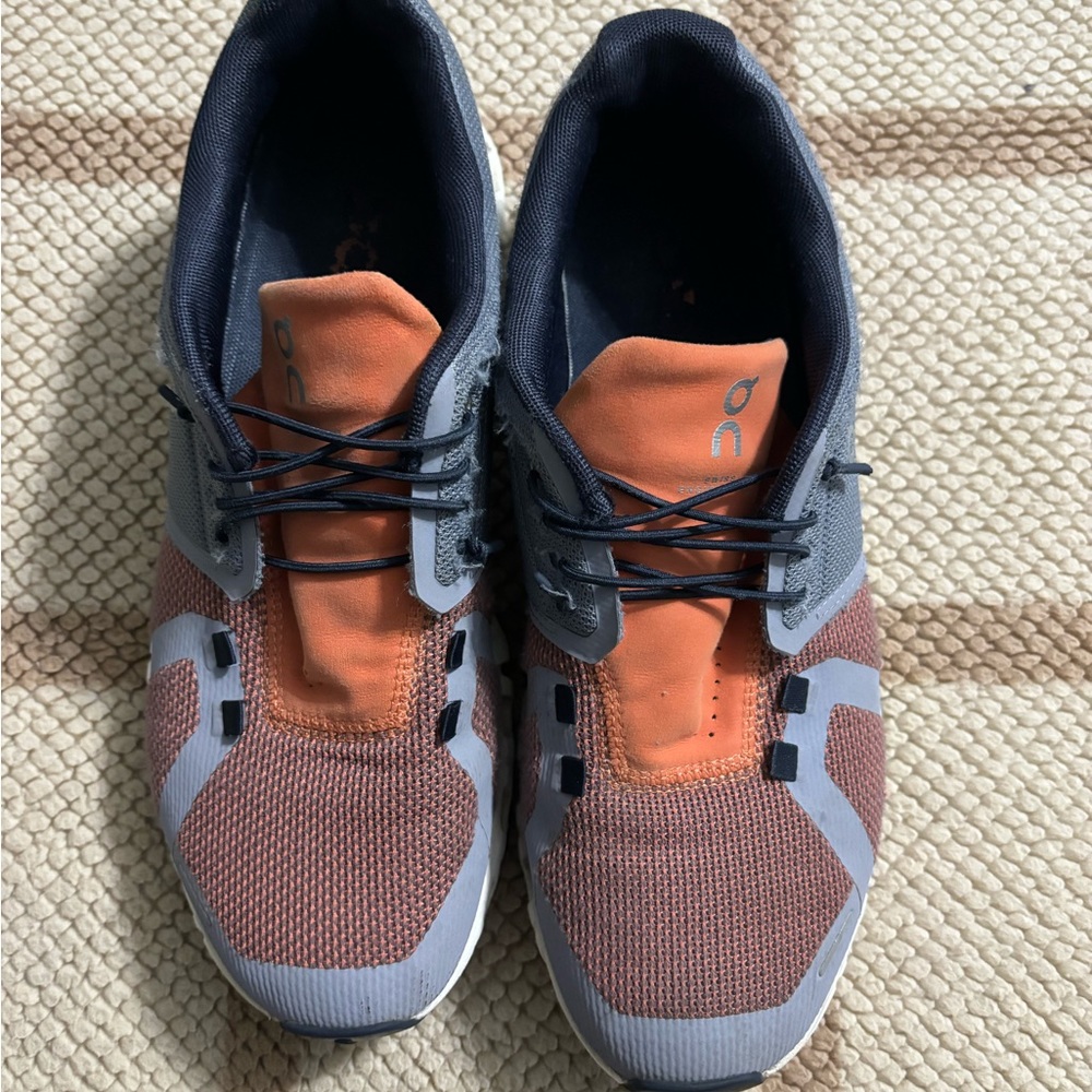 Men’s Oncloud Athletic Shoes Canyon/Fossil (orange & blue)